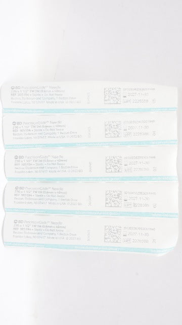 BD 305194 PrecisionGlide Ndle 23G x 1-1/2 - Pack of 5